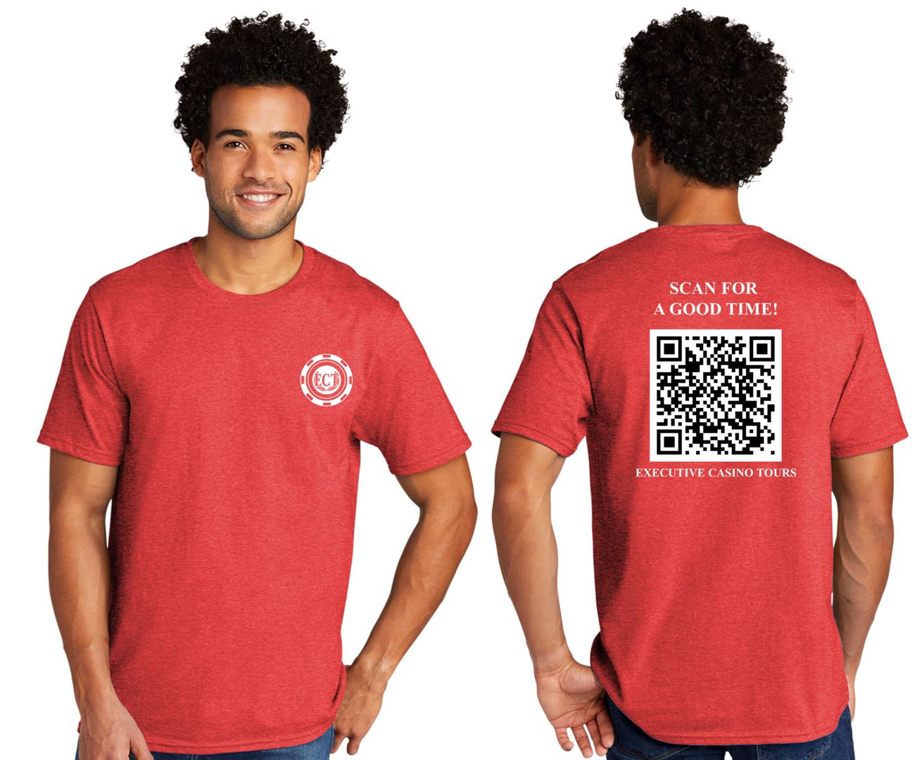 Short Sleeve ECT T-Shirt (QRCode on Back) - Multiple Colors