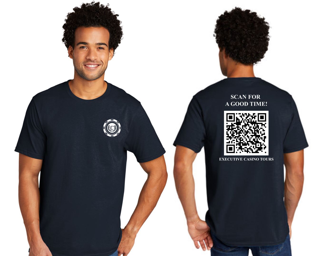 Short Sleeve ECT T-Shirt (QRCode on Back) - Multiple Colors