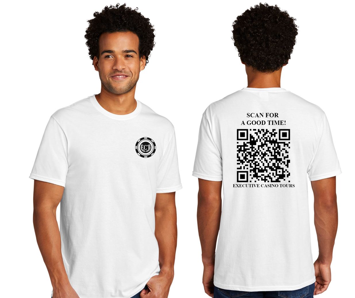 Short Sleeve ECT T-Shirt (QRCode on Back) - Multiple Colors